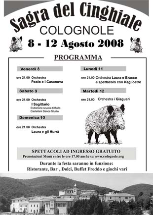 Volantino Sagra 2008